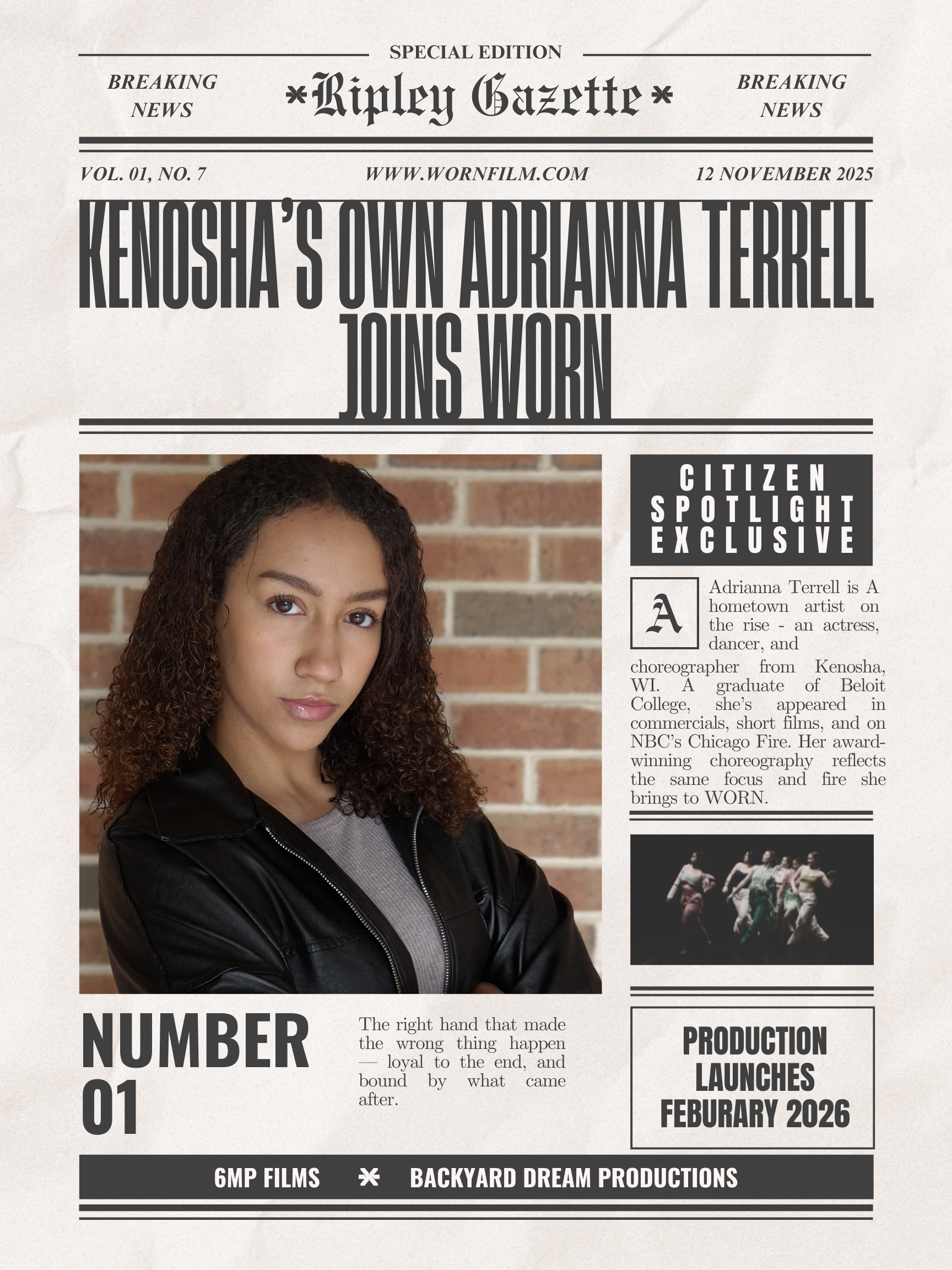 Adrianna Terrell as #1